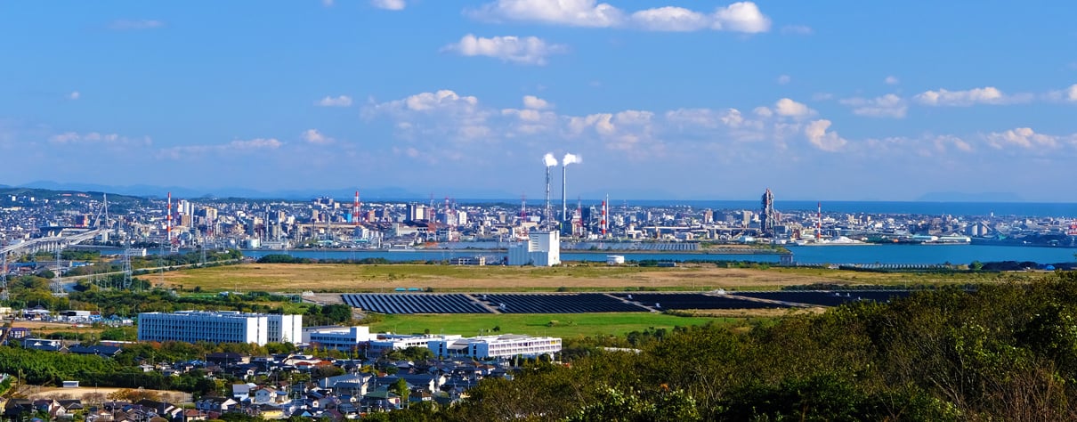 山口県宇部市の風景